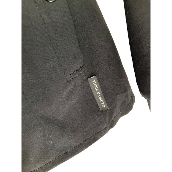 Vince Camuto  Womens Black Scrub Jacket & Top Set XS Polyester/Spandex Blend - Picture 13 of 16